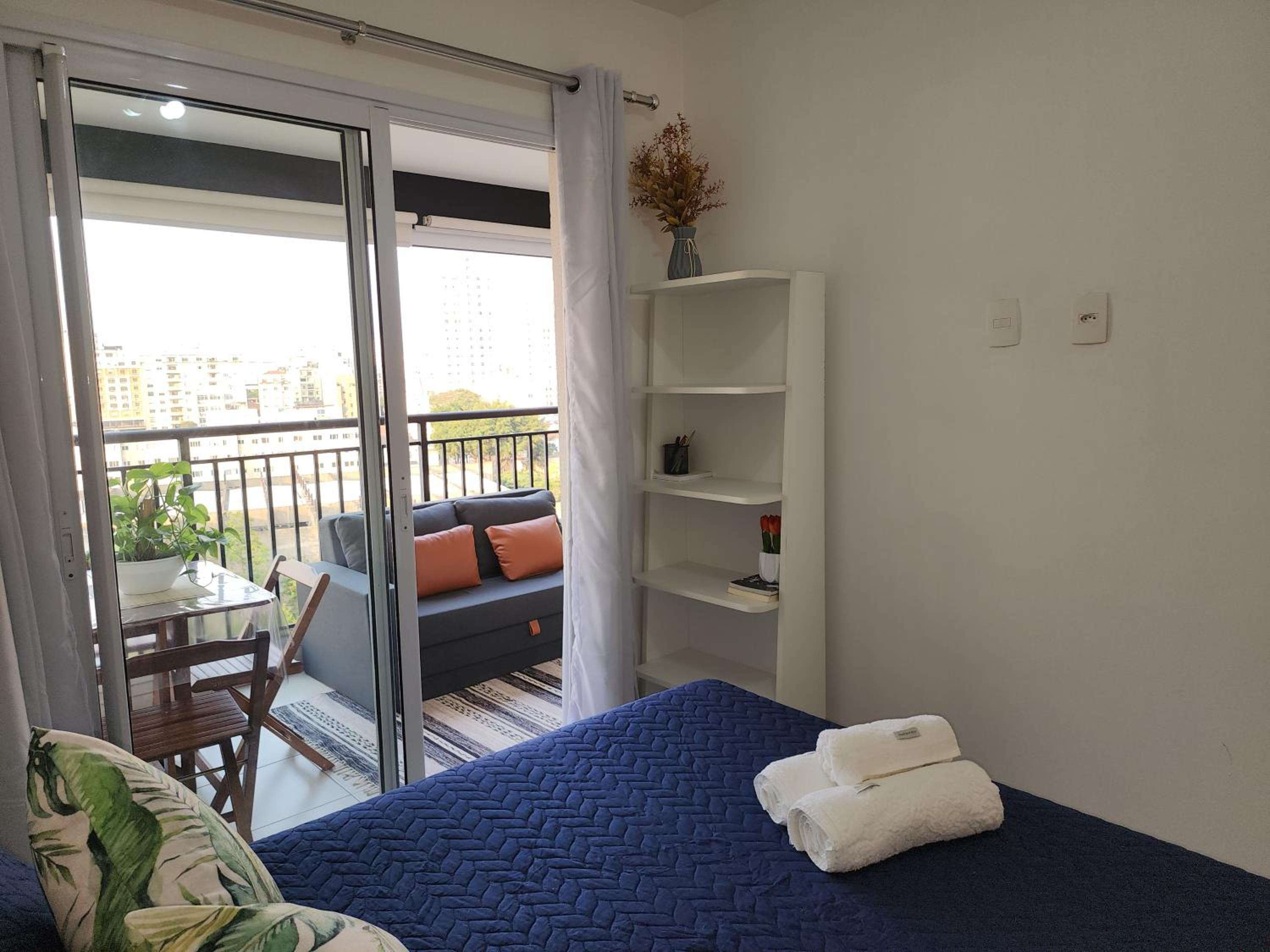 FLAT COMPLETO no METRÔ SANTA CECILIA com PISCINA - SAUNA - GARAGEM