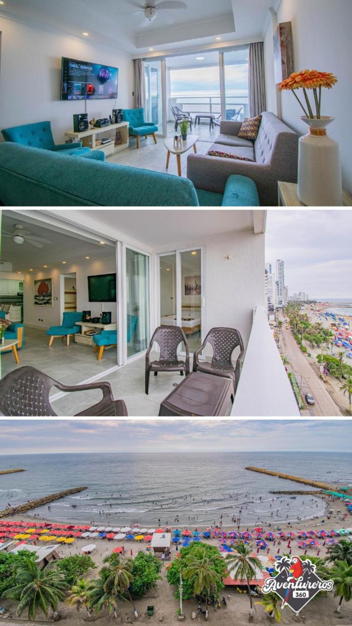 Confortable Apartamento en Bocagrande frente al Mar