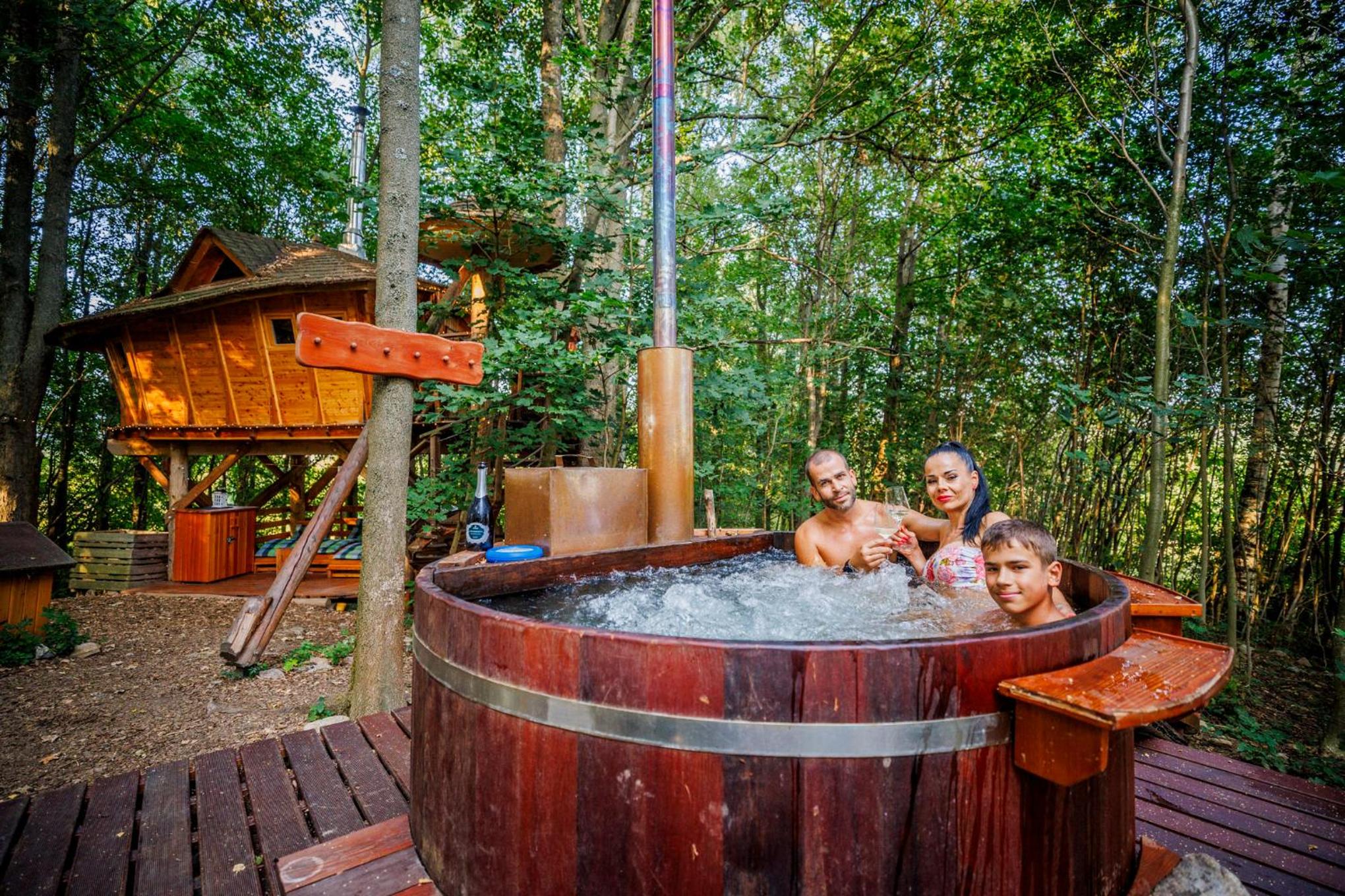 Treehous Sněžník s wellness view 4