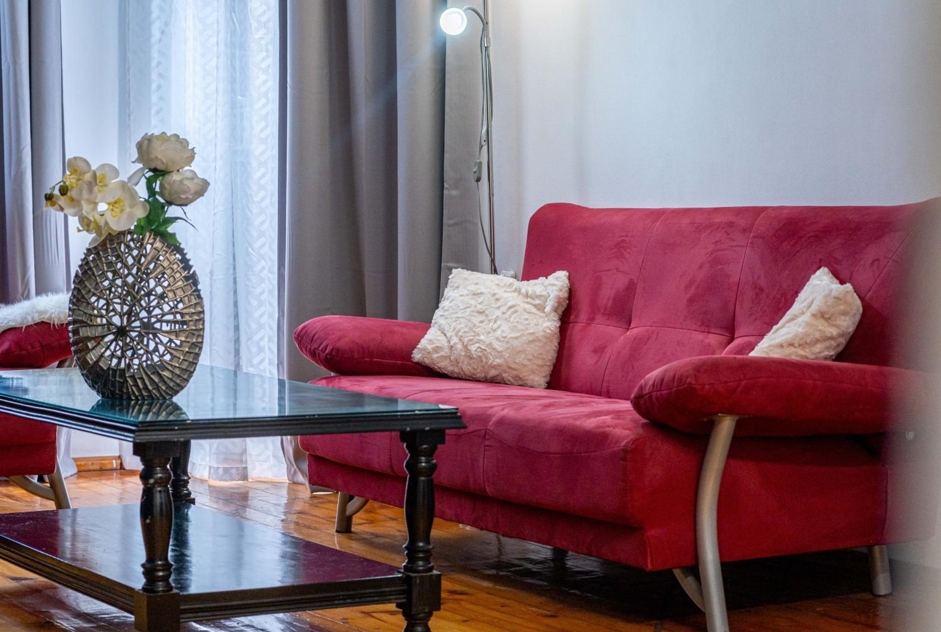 Red Sofa NDK City Retreat