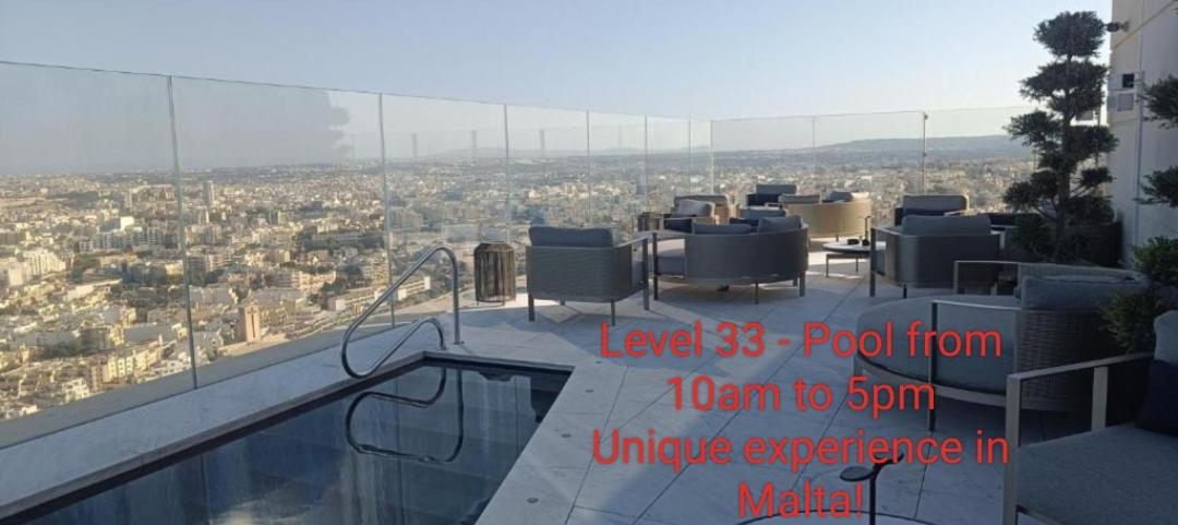 St Julian's Mercury Tower 13th floor Studio Apartment in the Sky in Tallest Zaha Hadid Tower in Malta photo 3
