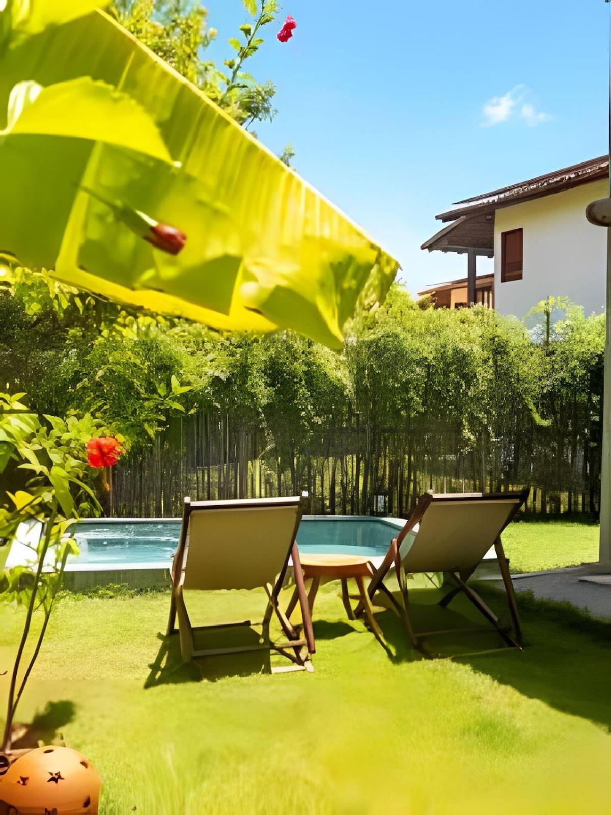 Brisa · casa com piscina, a 80 m do mar com café da manhã