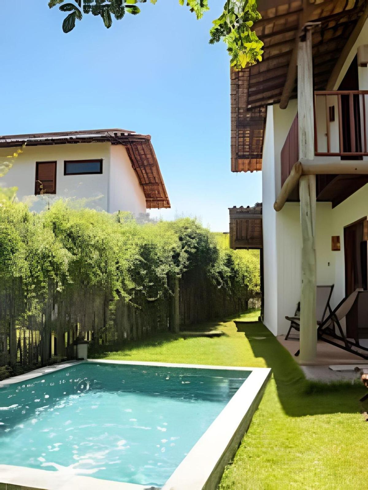 Brisa · casa com piscina, a 80 m do mar com café da manhã