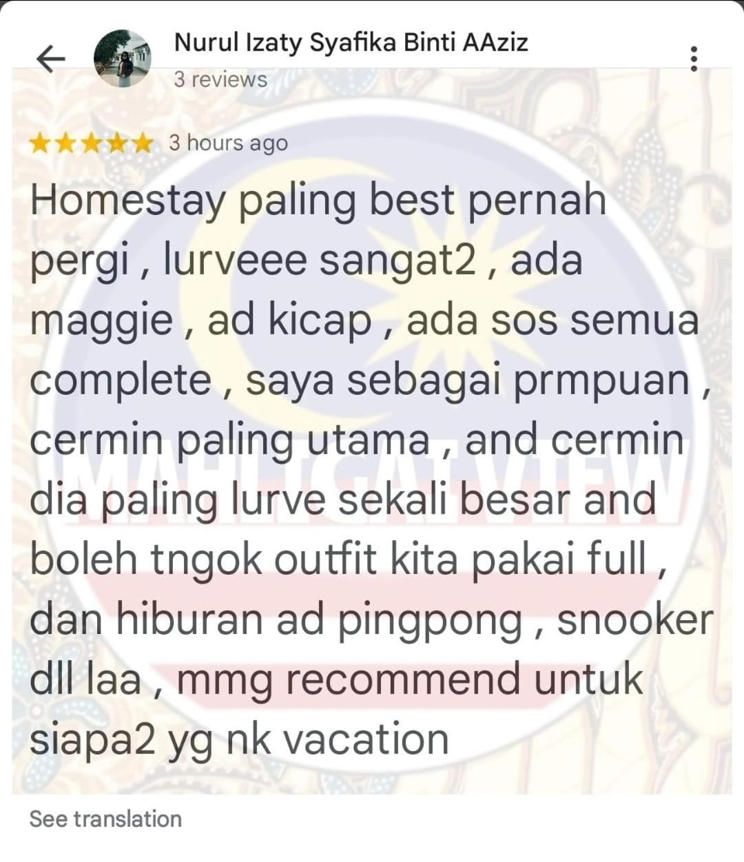 Homestay MAHLIGAI VIEW near Masjid Shah Alam, UITM Shah Alam, I-City, stadium shah alam, SACC, PKNS, IDCC, MSU, 17 min kuala lumpur & klang, max 10 people, view 2