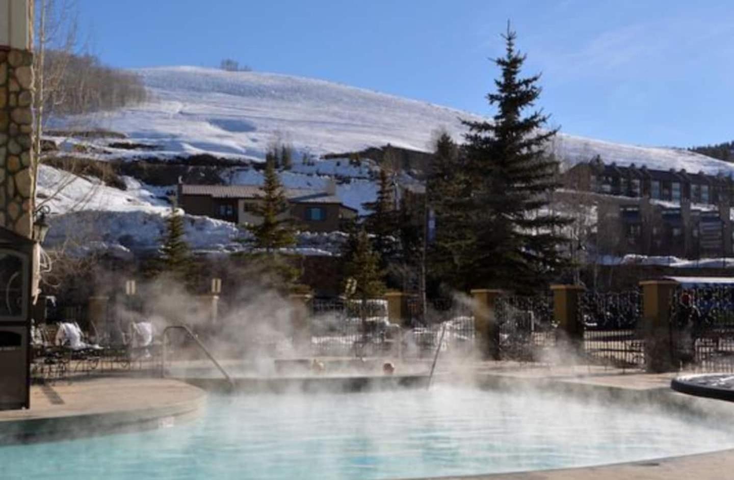 Walk to Mountain Base Studio for 4 & POOL view 5
