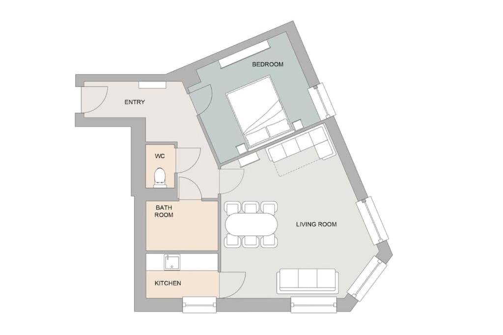 Hip APT perfect for 4 or 6, great district, metro
