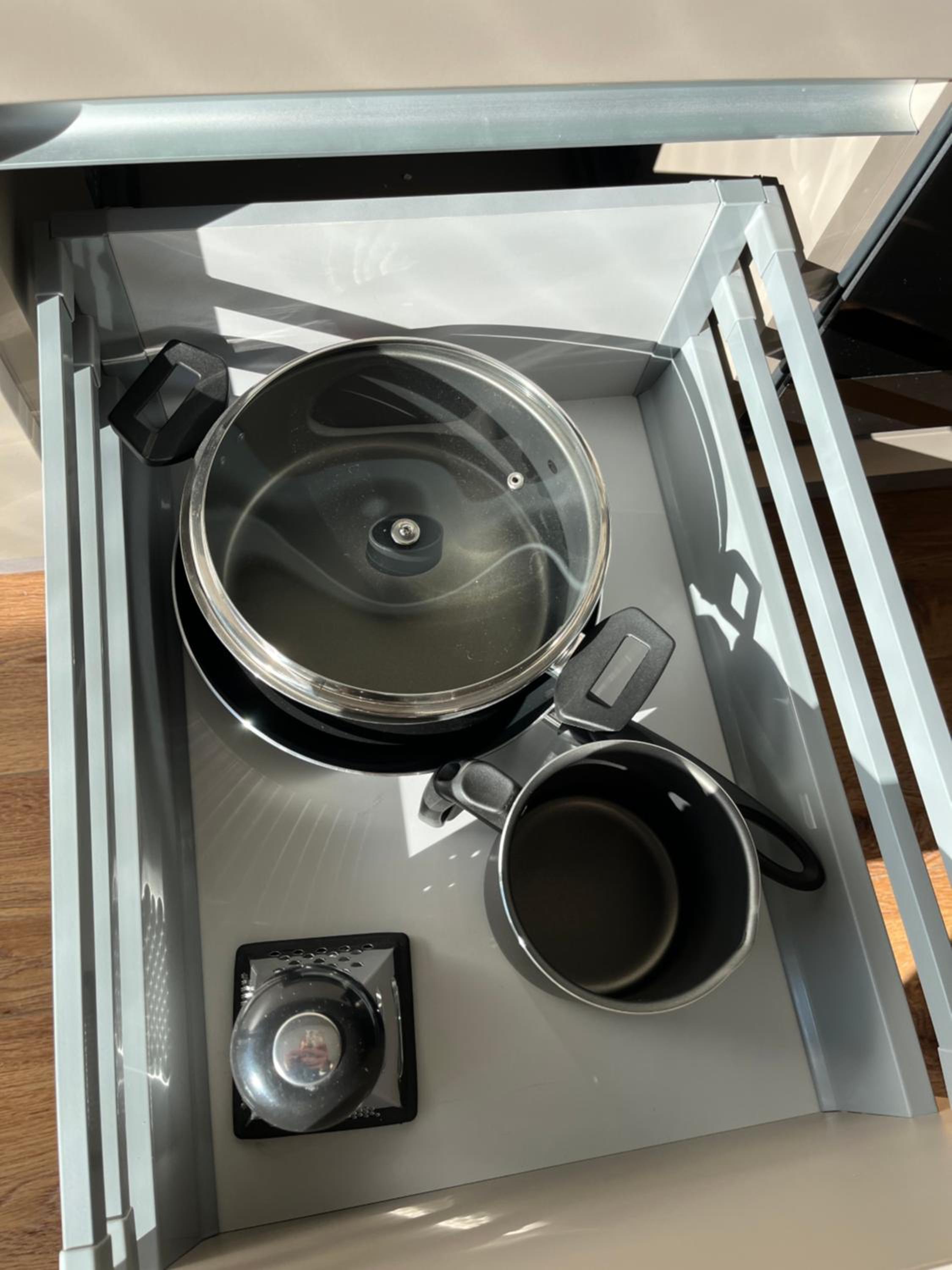 Moderno estudio con terraza y parrilla en Palermo