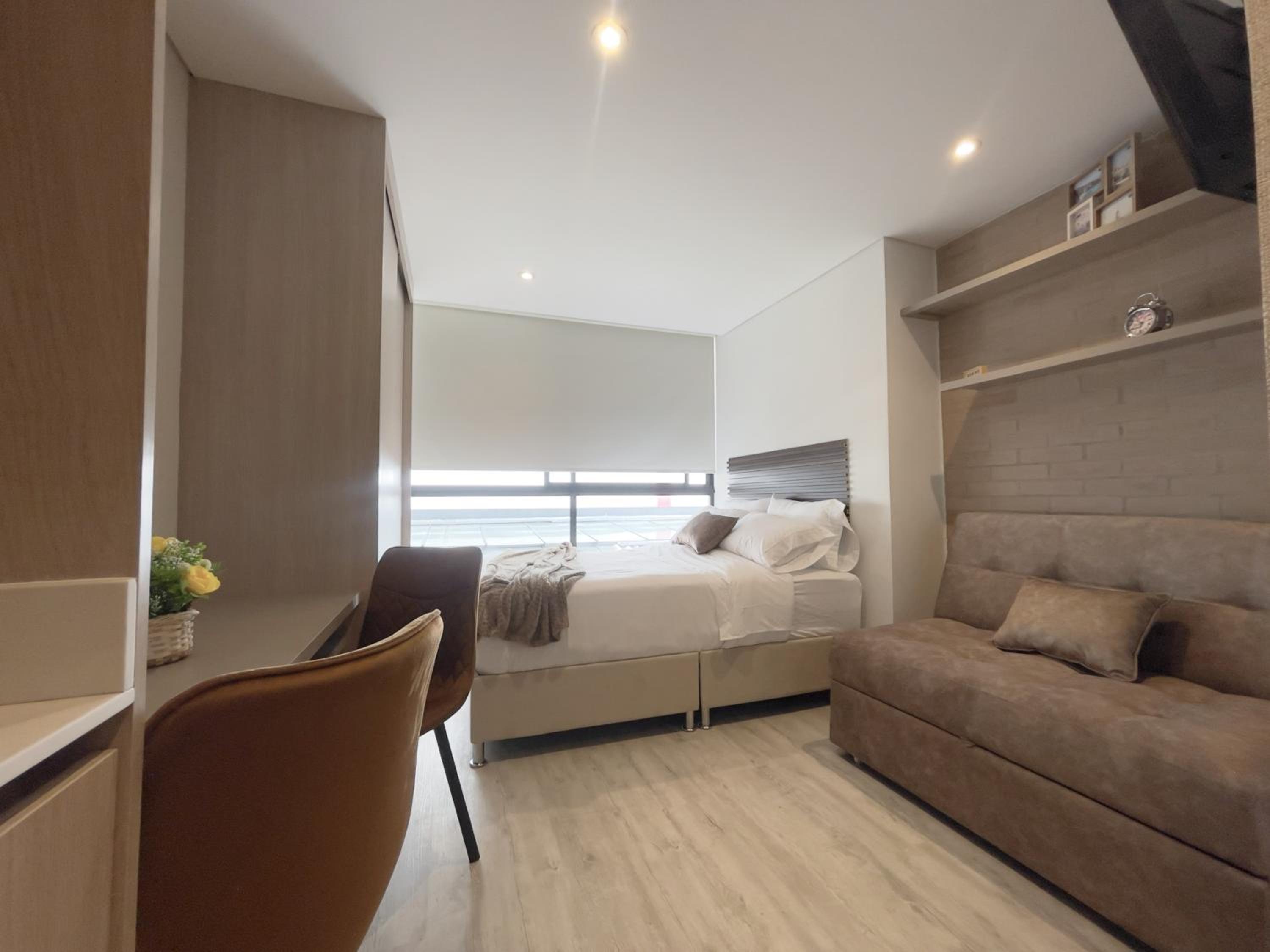 Nuevo Hermoso y Confortable Loft en Bogotá cerca aeropuerto, Embajada Americana, Corferias, Agora
