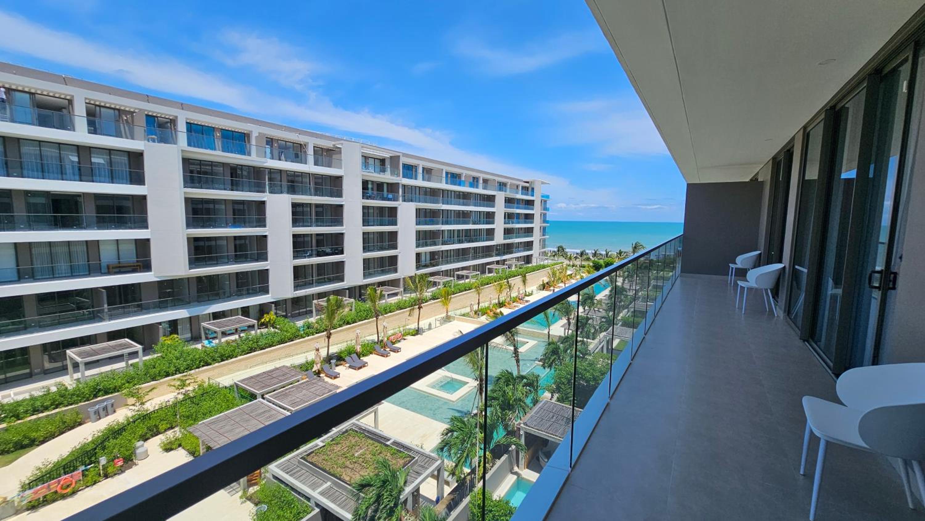 Apartamento 2 habitaciones en Condominio frente al mar en Cartagena.