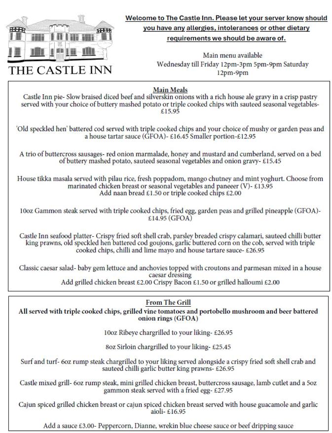 The Castle Inn view 2