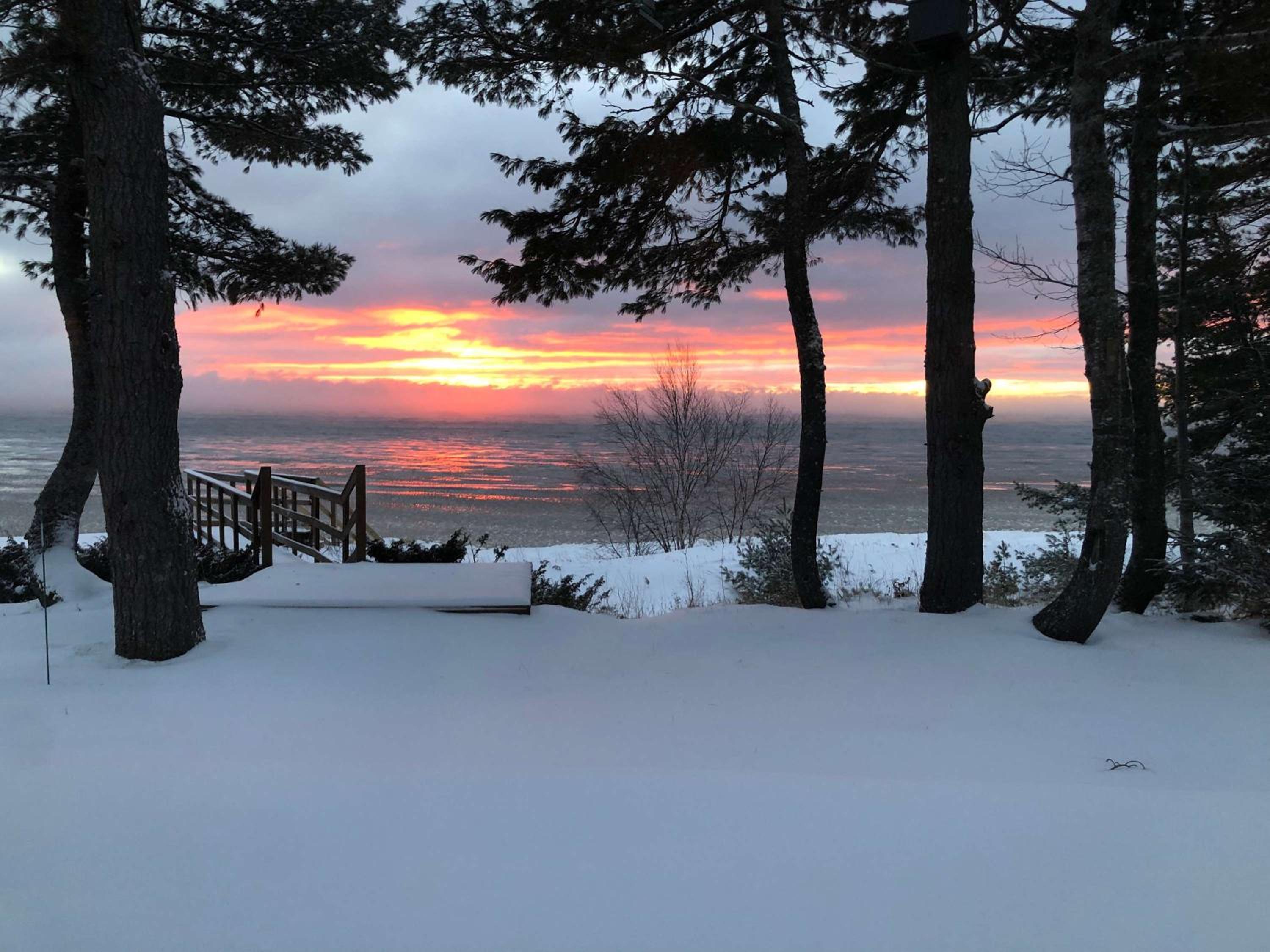 Lake Superior Cabin with Fireplace Snowmobile Trails view 4