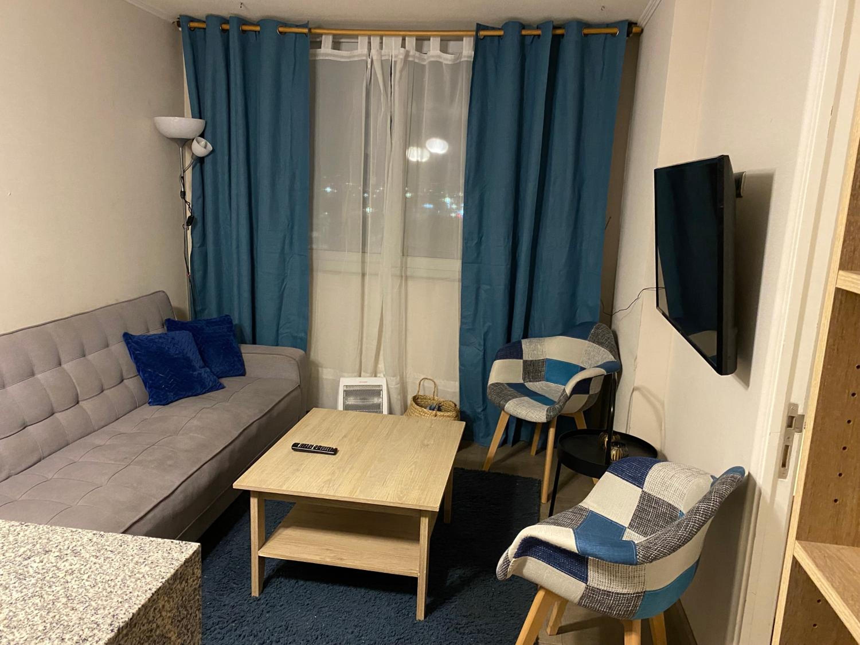 Arriendo departamento amoblado en San Miguel