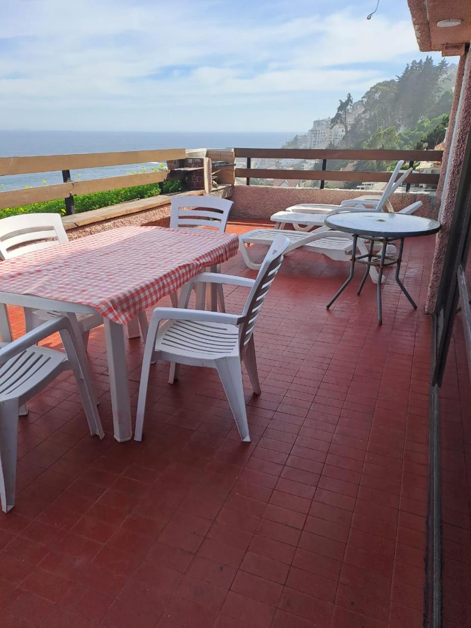 Reñaca Gran terraza con vista al mar