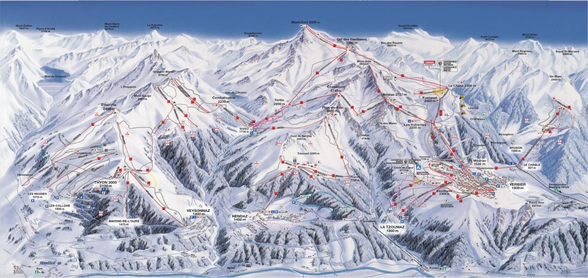 Studio up to 4 Panorama 66 Les Collons Suisse