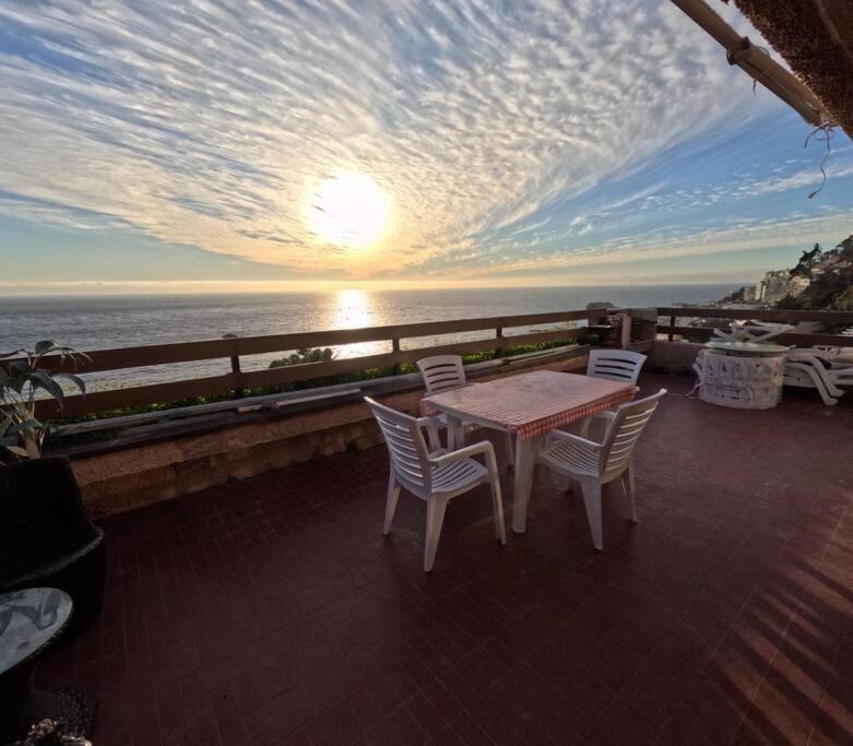 Reñaca Gran terraza con vista al mar
