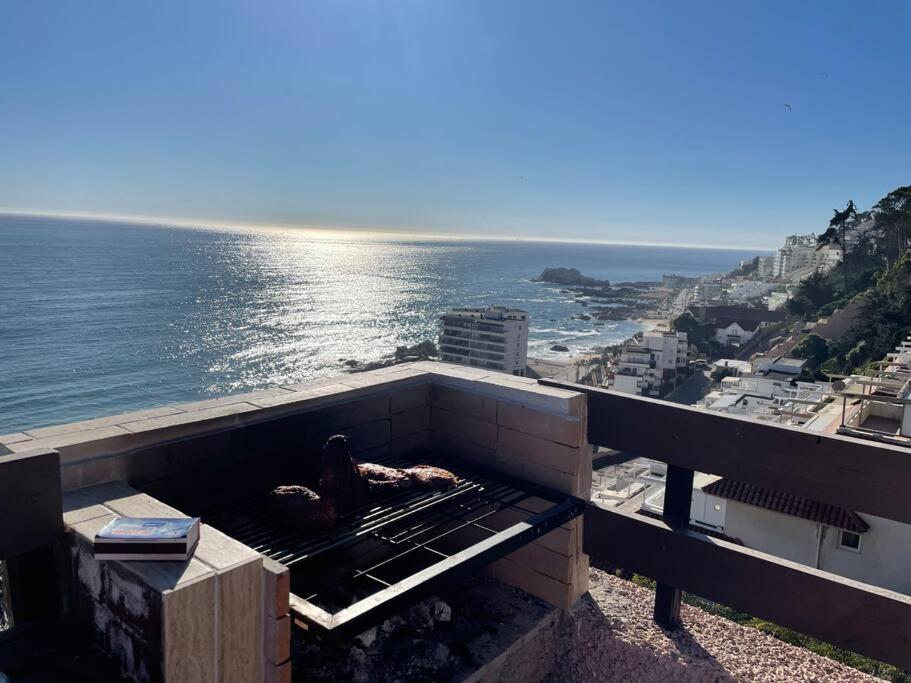 Reñaca Gran terraza con vista al mar