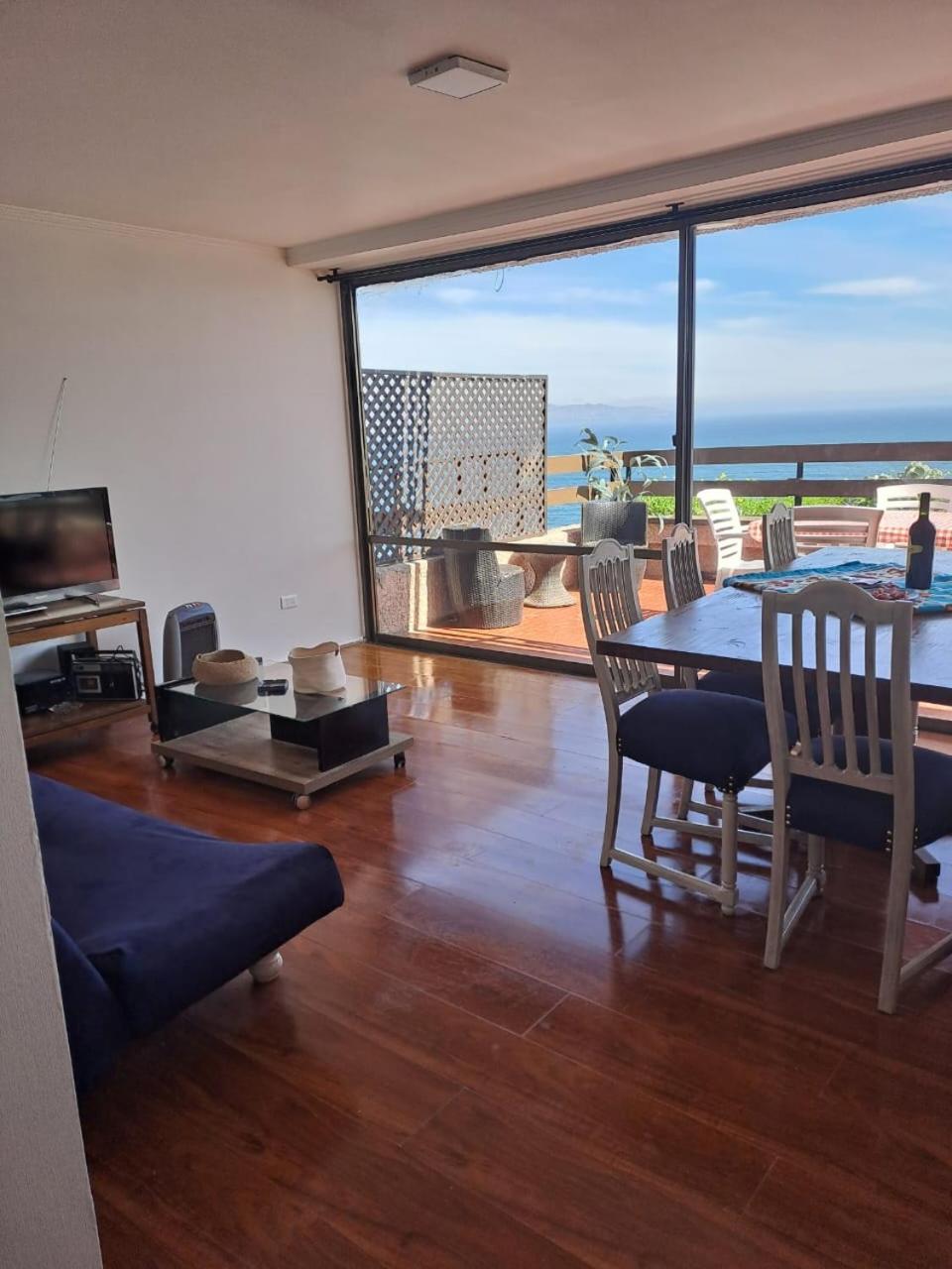 Reñaca Gran terraza con vista al mar