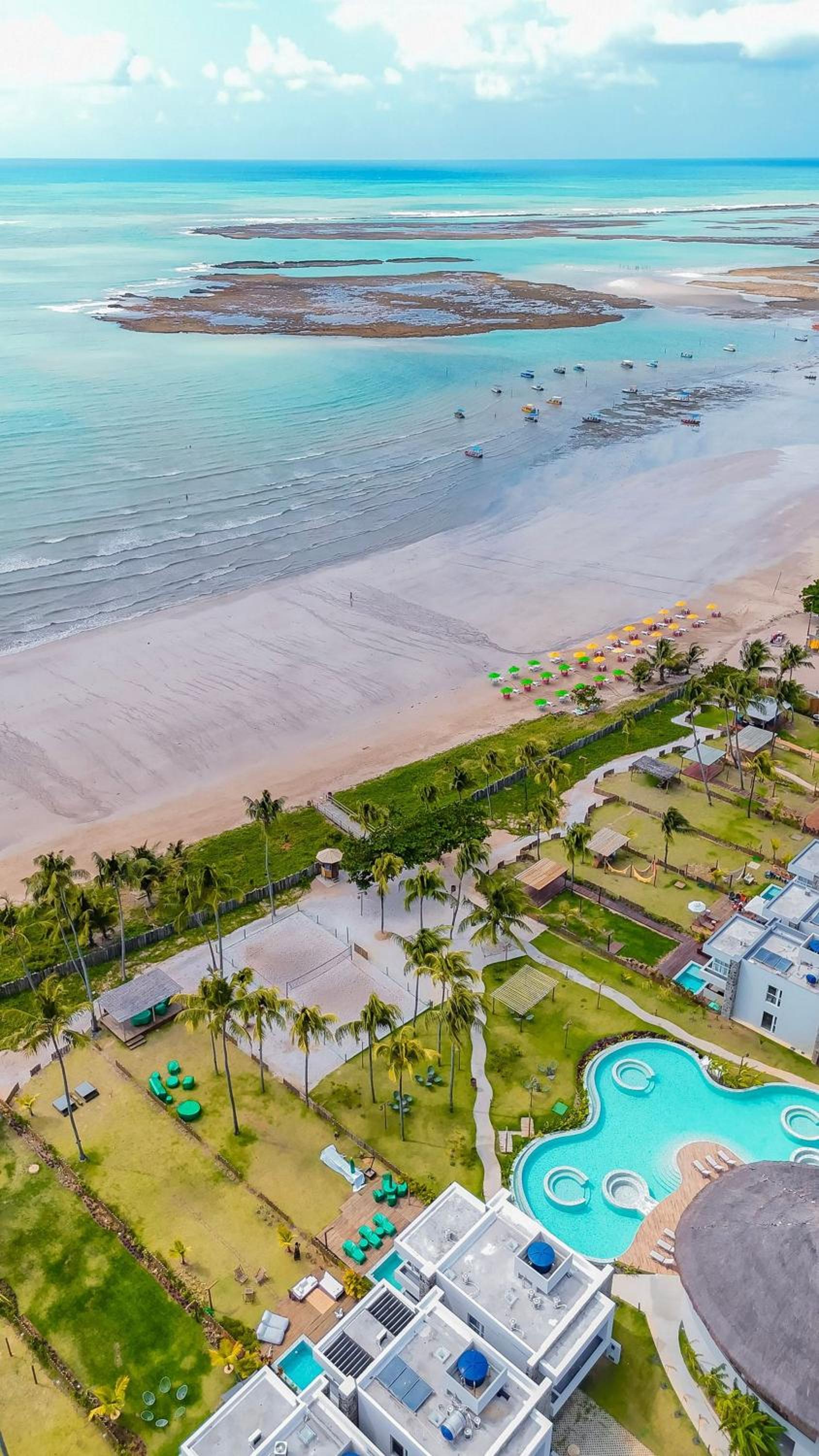 Casa AWA E07 - Milagres com Piscina à Beira-Mar