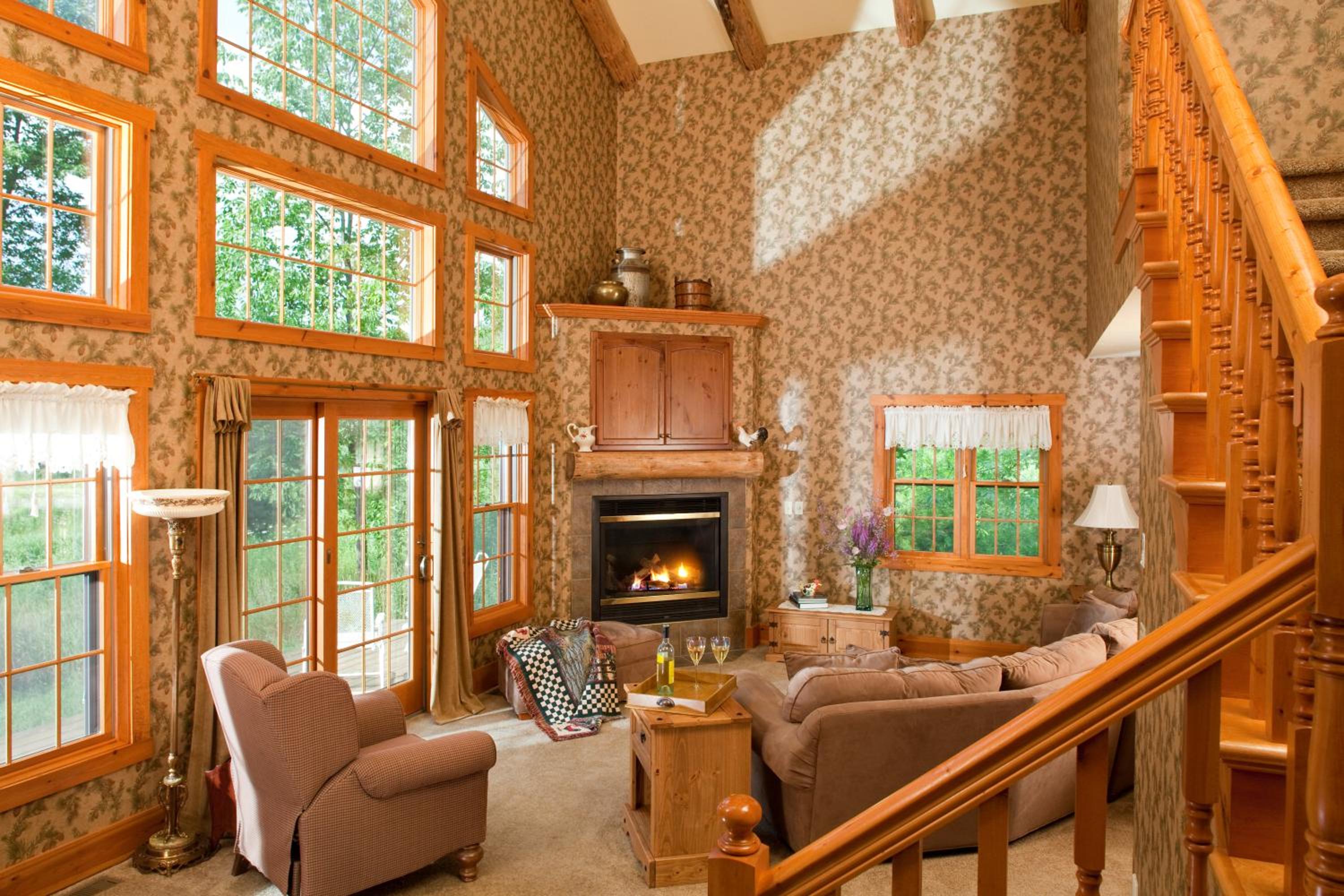 Chanticleer Cabins view 2
