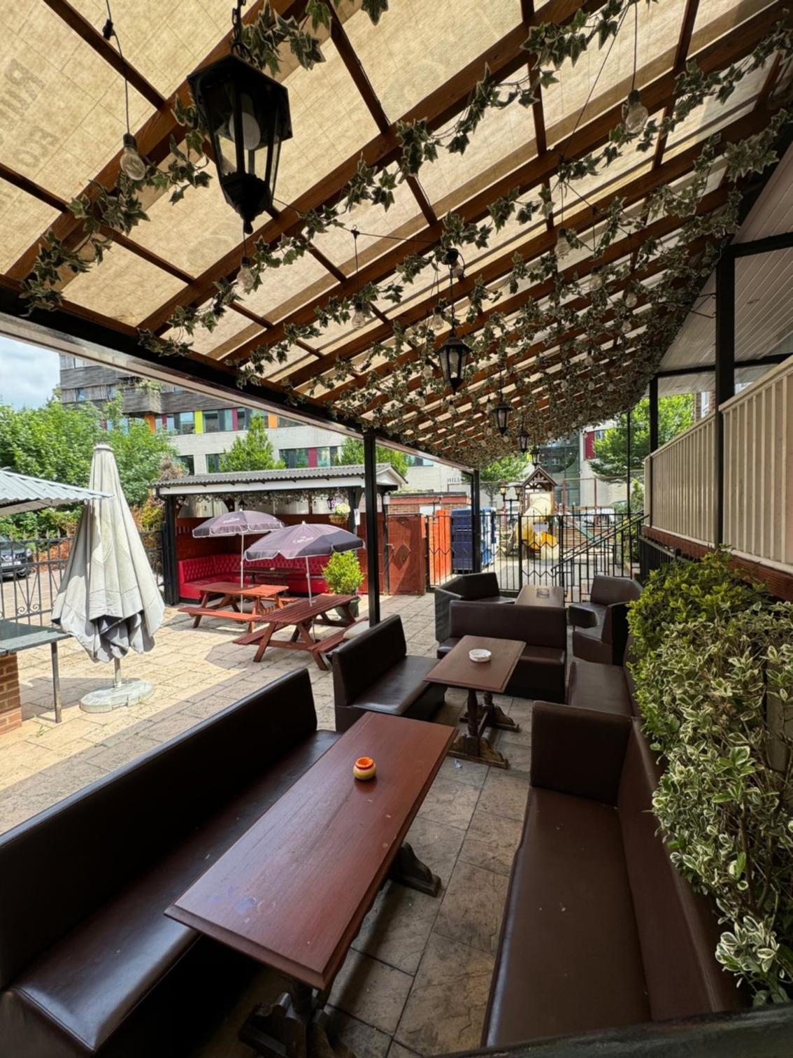 outdoor bbq area