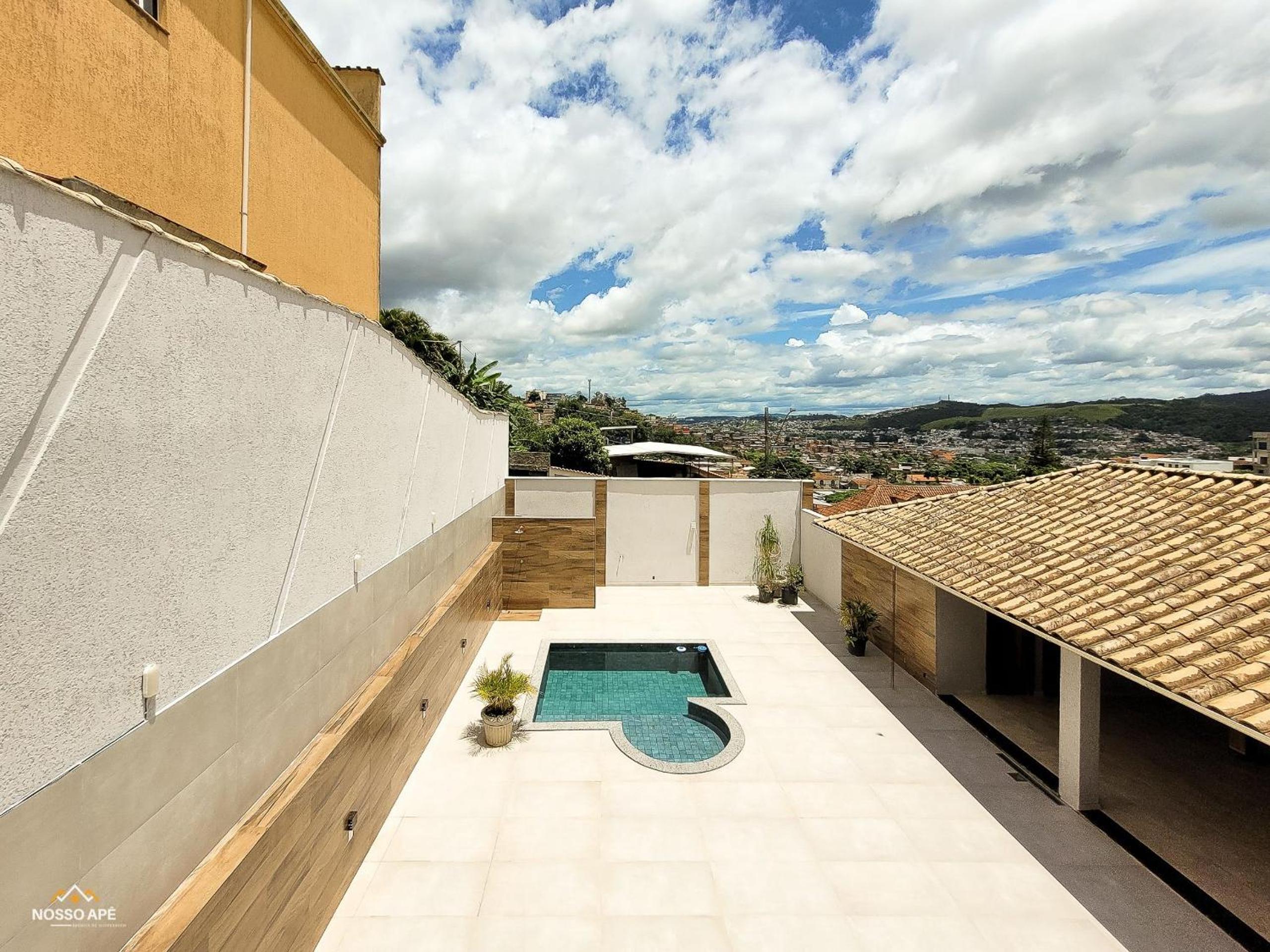 NossoApê Guarua: Piscina | Churrasqueira | Ar-condicionado