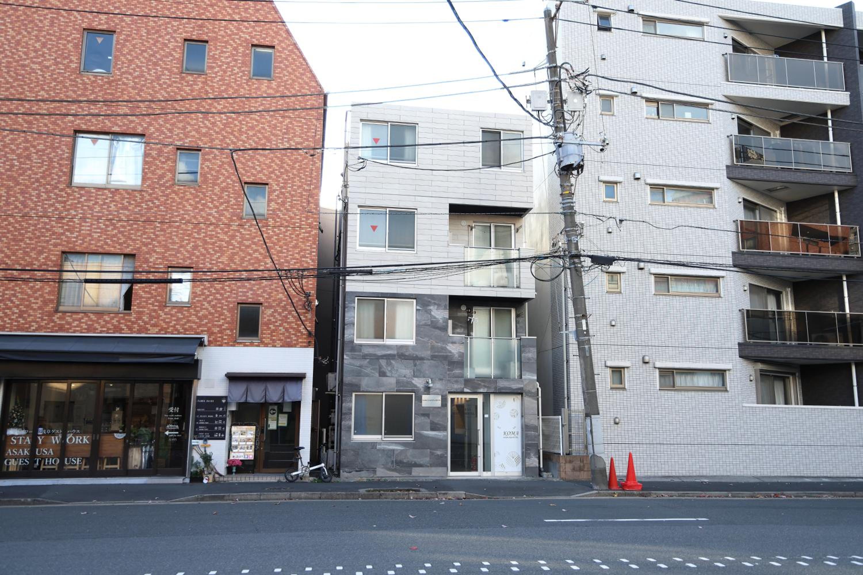 - KOMA Hotel- 浅草駅徒歩6分 築浅でWi-Fi付き 家具家電充実