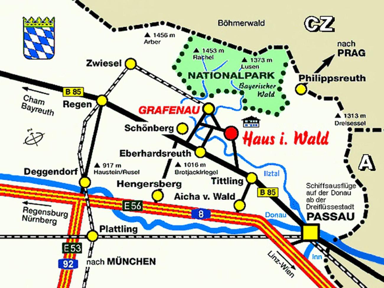 BayerischerWald-Ferien-Blockhaus-Panoramablick-Grafenau Haus im Wald-Vogelthenne 19, fast Alleinlage-ILZtal-Blick nähe Rothauer, Saldenburger, Ebenreuther 