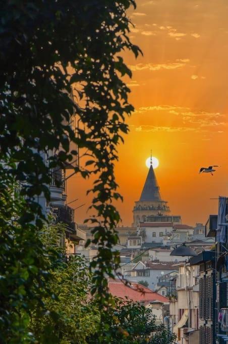 Taksim Private Terrace Close to Antique Store Galata Port Cihangir