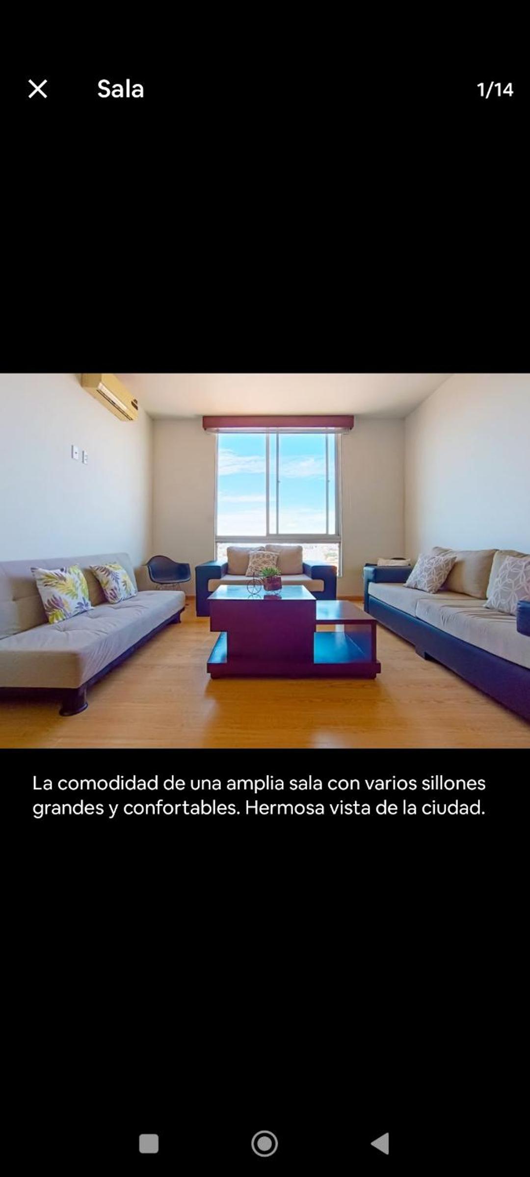 Departamento crntrico, acogedor con hermosa vista