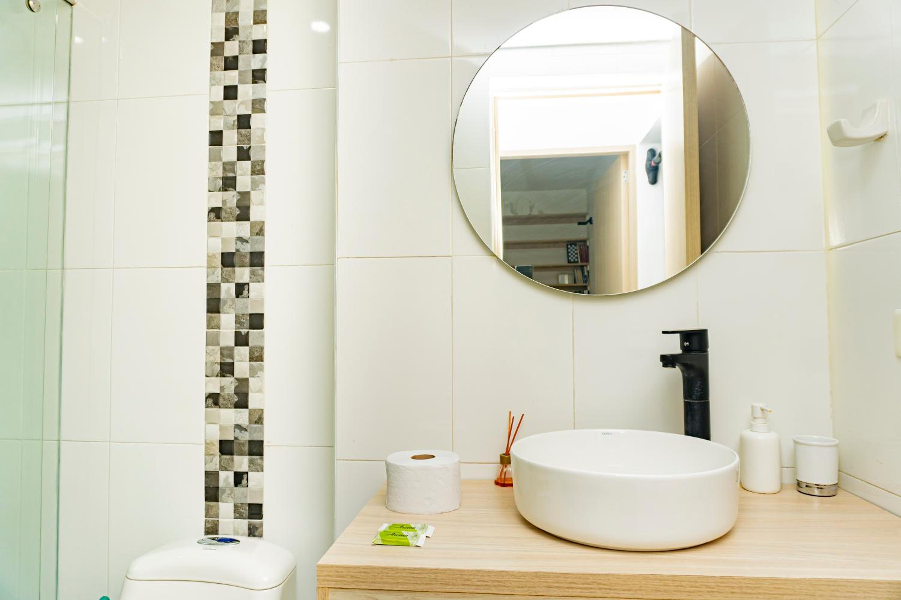 Apartamento frente al mar, vista al centro de Cartagena