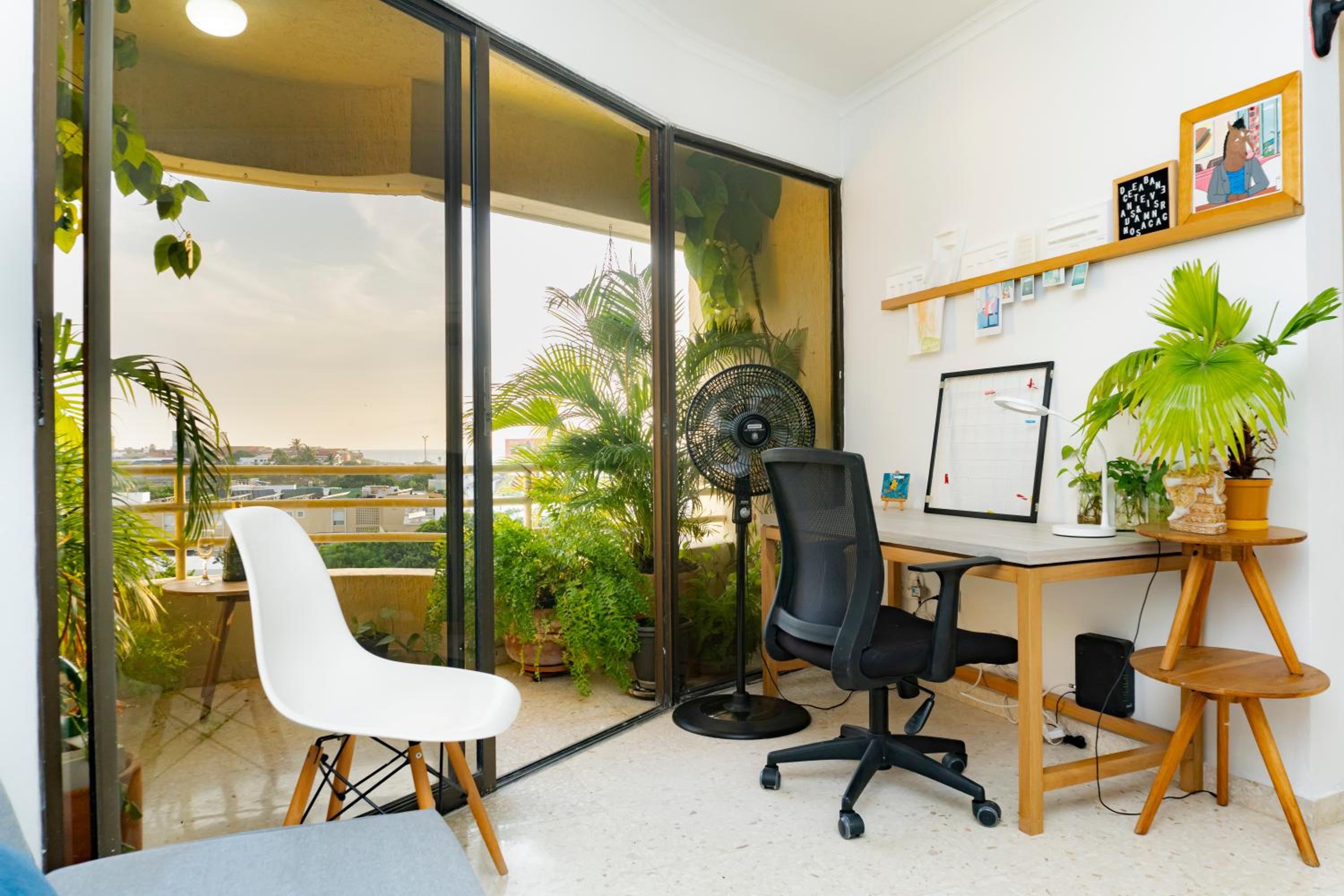 Apartamento frente al mar, vista al centro de Cartagena