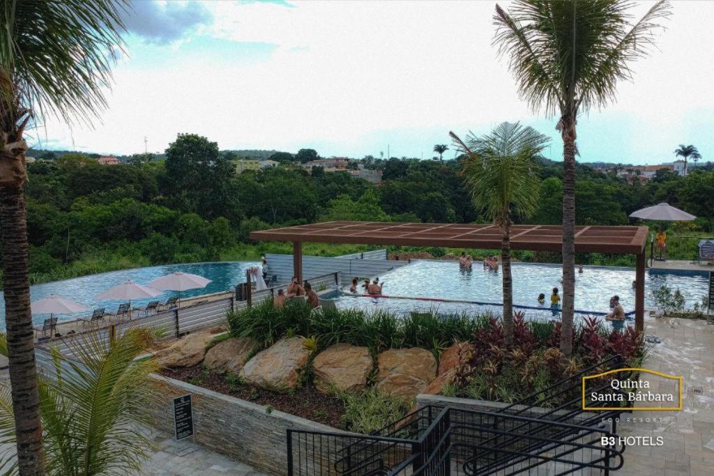 Quinta Santa Bárbara Eco Resort - Pirenópolis- Apto 2q para 06 pessoas - Térreo