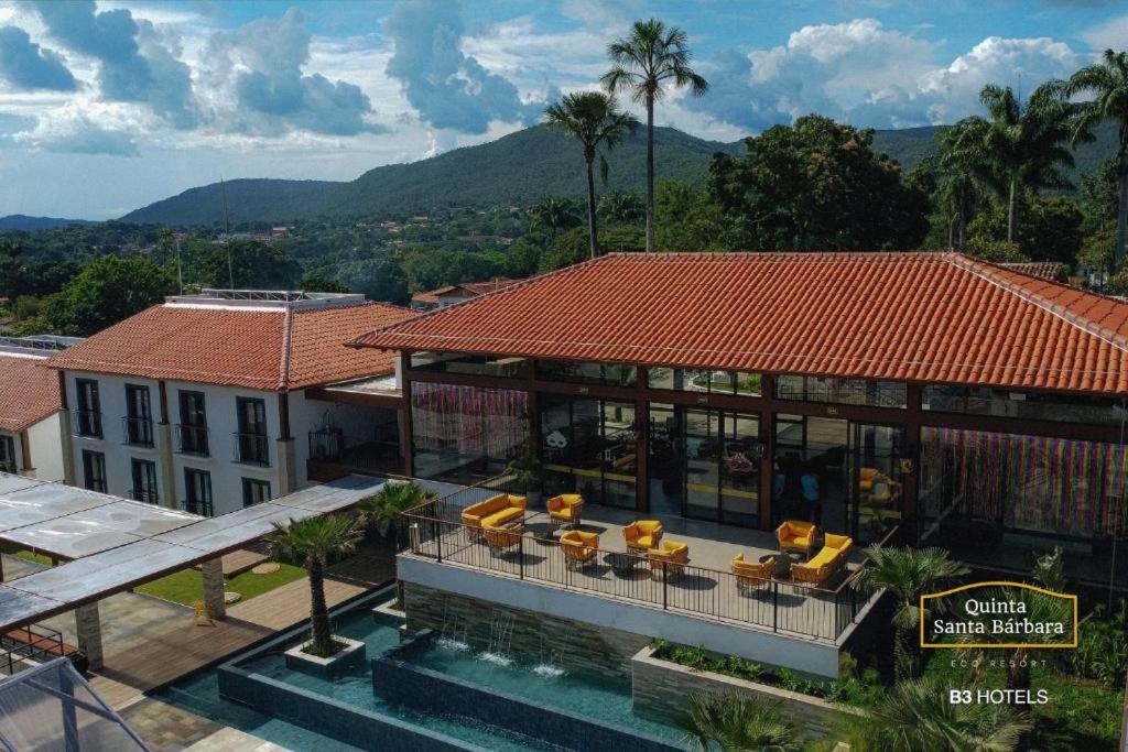 Quinta Santa Bárbara Eco Resort - Pirenópolis- Apto 2q para 06 pessoas - Térreo
