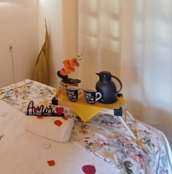 Casa da Vovó na Pousada Sitio Pauletto - com Cozinha, Churrasqueira e Decoração