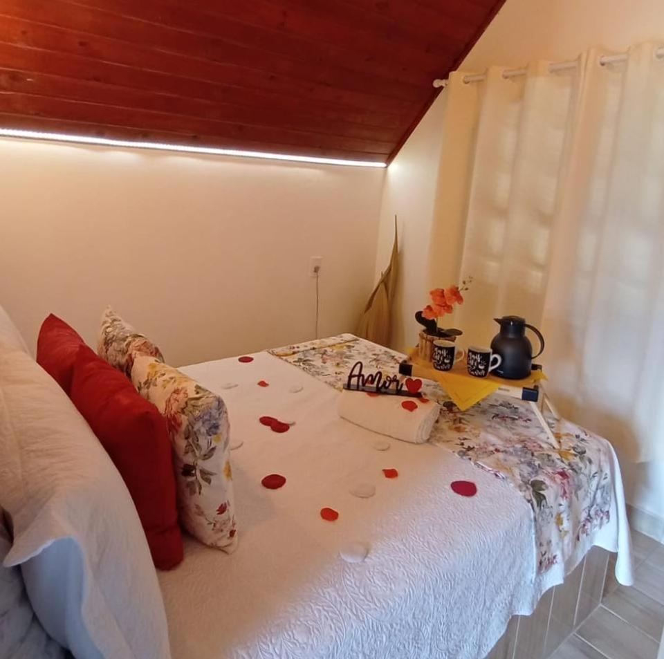 Casa da Vovó na Pousada Sitio Pauletto - com Cozinha, Churrasqueira e Decoração