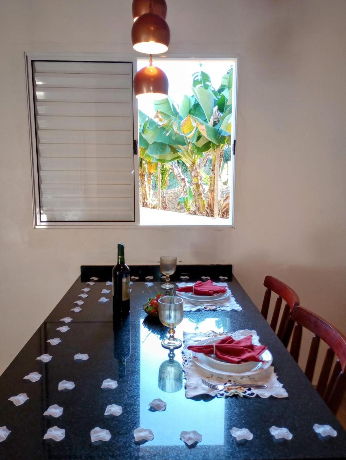 Casa da Vovó na Pousada Sitio Pauletto - com Cozinha, Churrasqueira e Decoração