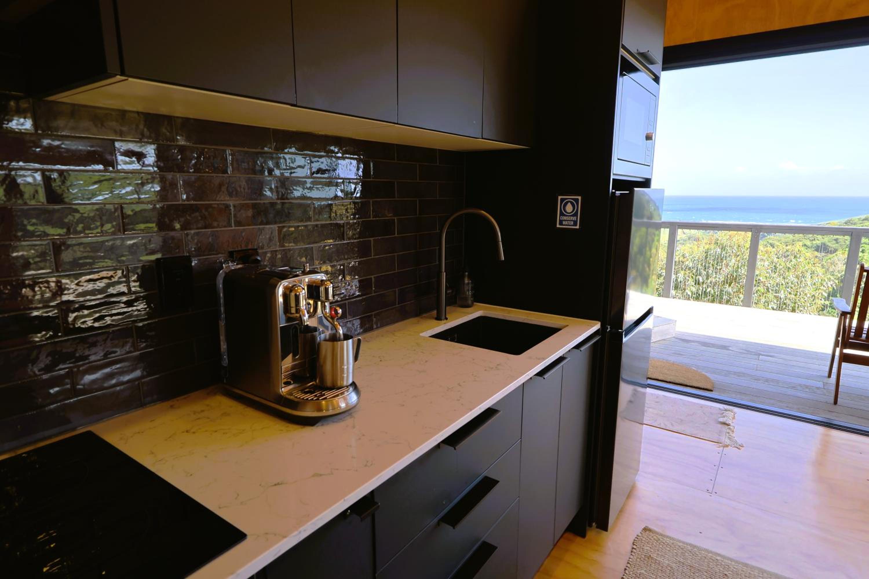 Foudre Suite with Hot Tub at Barrelled Wines Raglan
