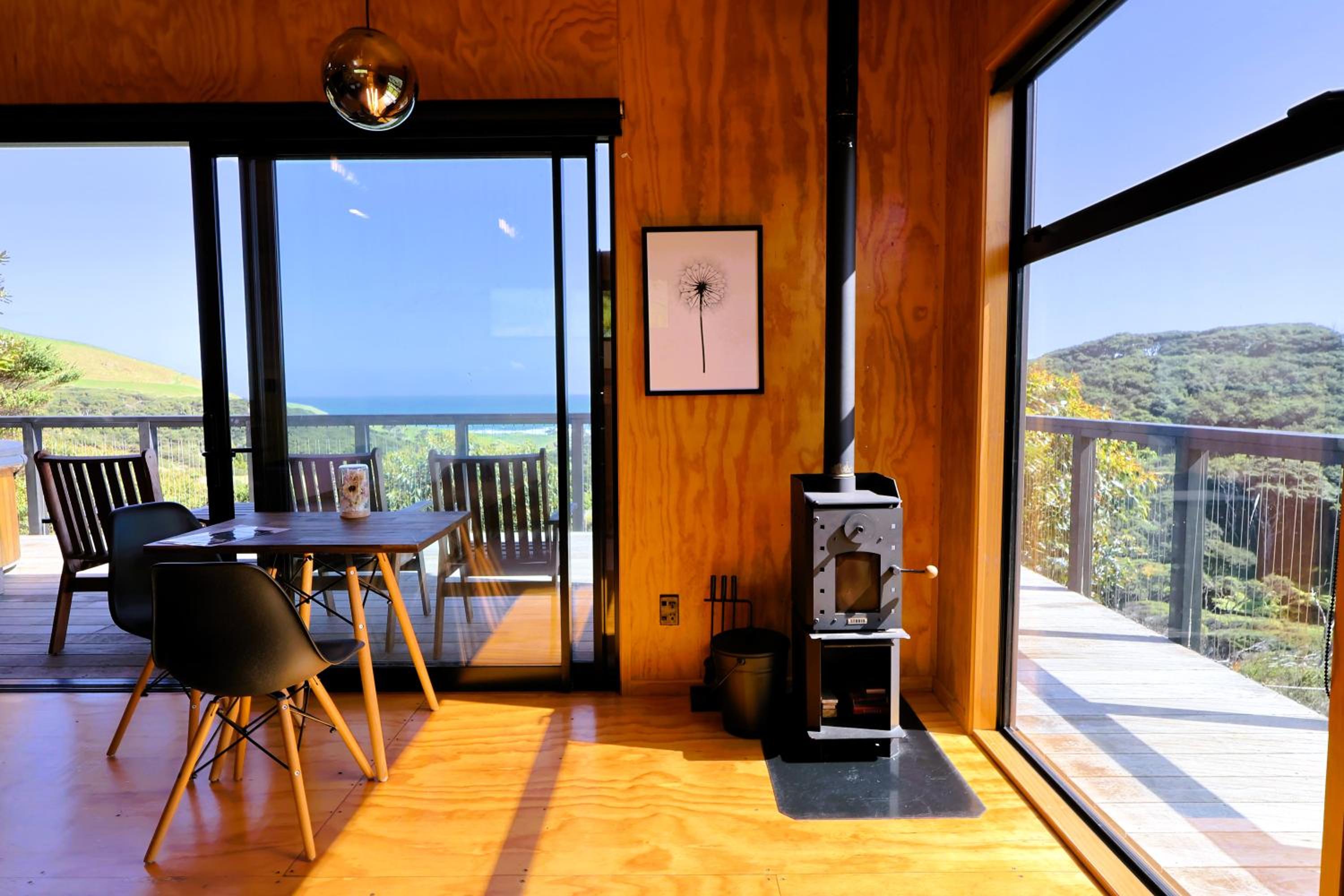 Foudre Suite with Hot Tub at Barrelled Wines Raglan
