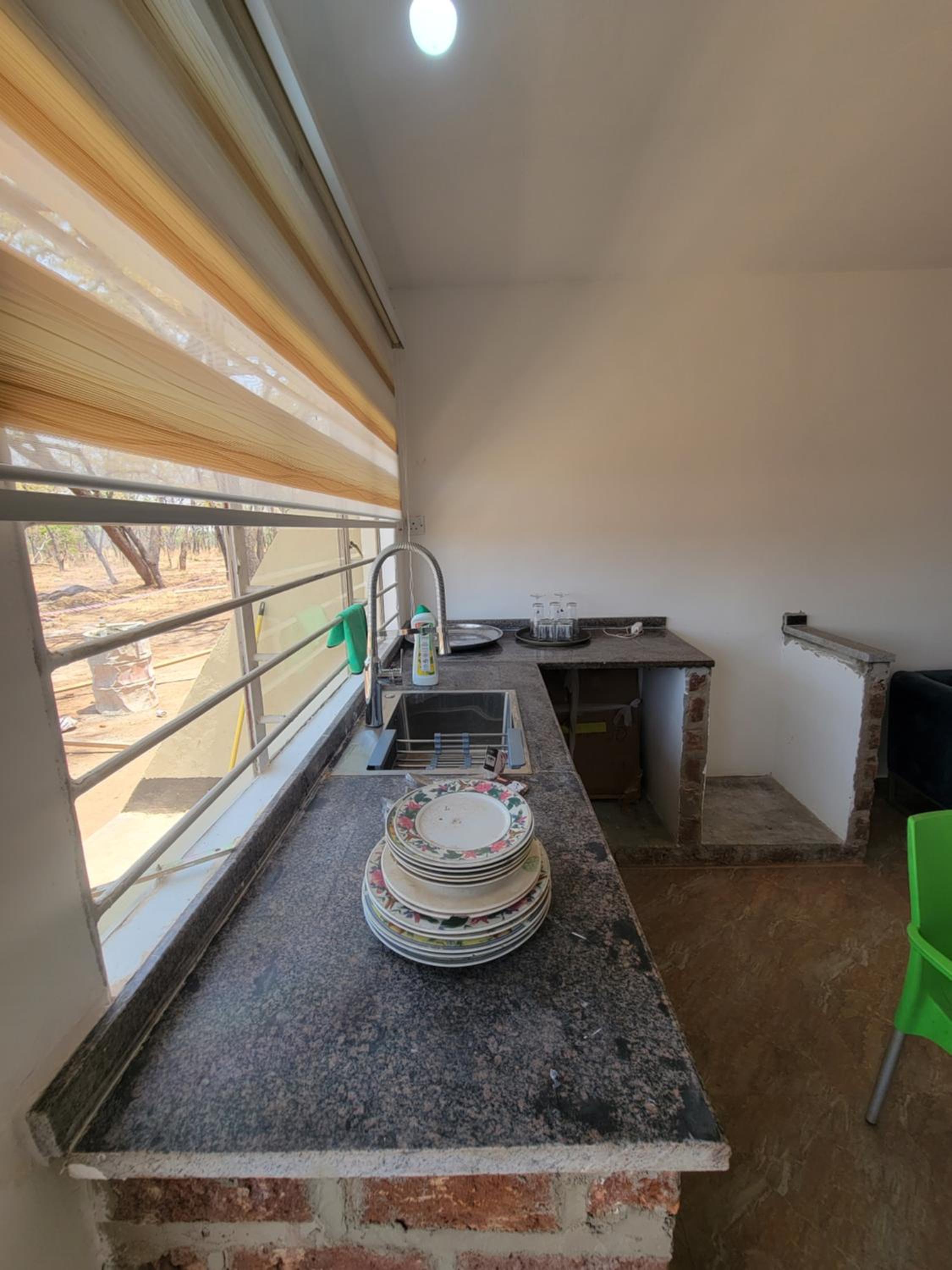Kitumba Lodge, 1 bed, kitchen & Lounge view 3