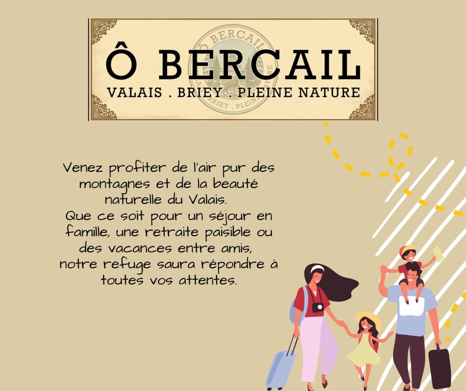 Ô Bercail Gîte de basse montagne 7' de vercorin