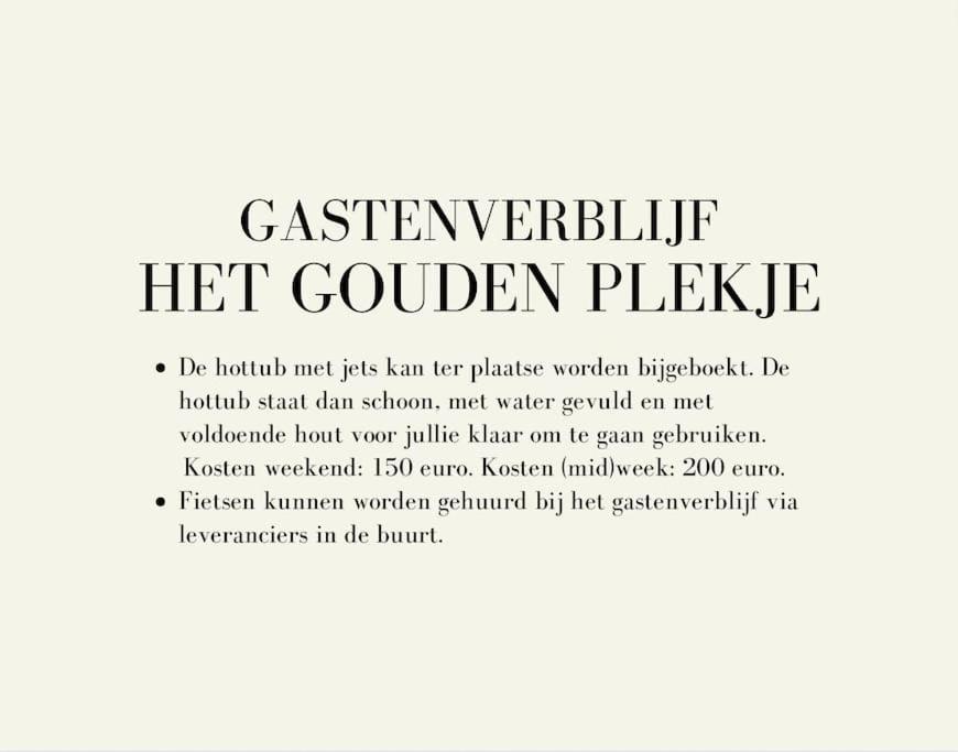 Familiehuis Het Gouden Plekje