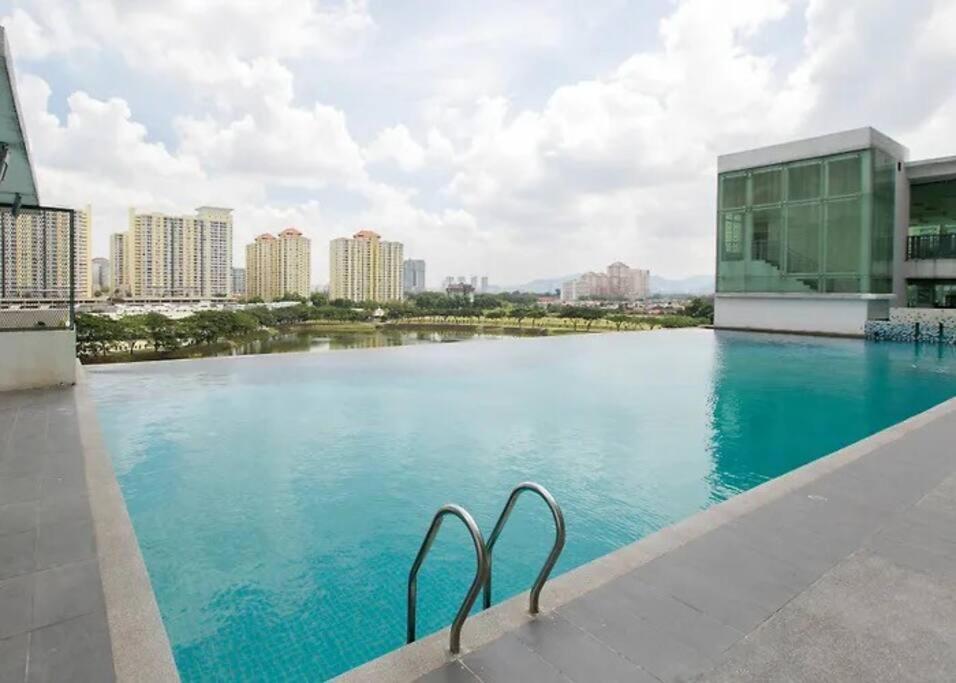 Cozy lake view at top of setapak central mall