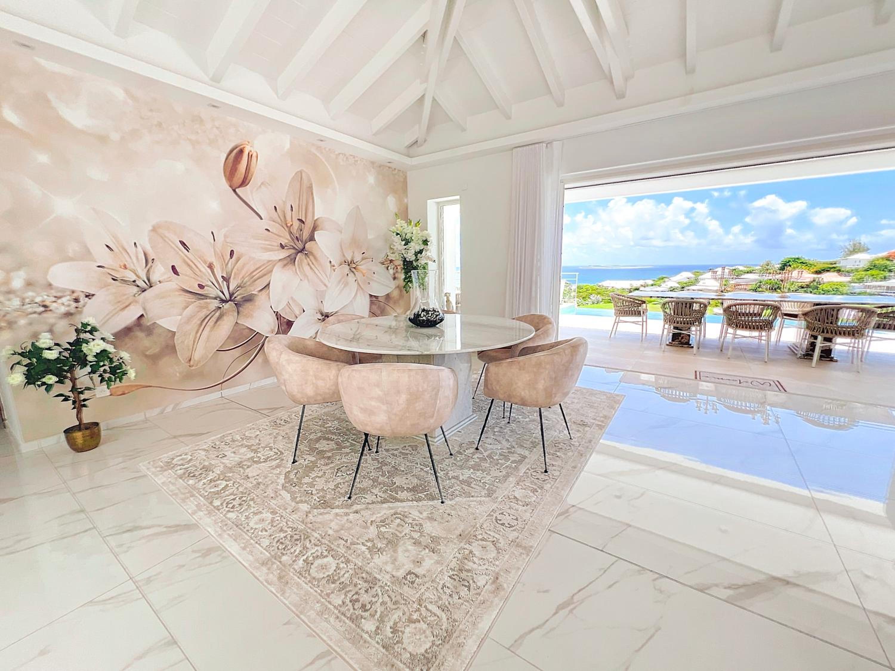 Fleur De Lys a prestigious villa with a sea view. view 4
