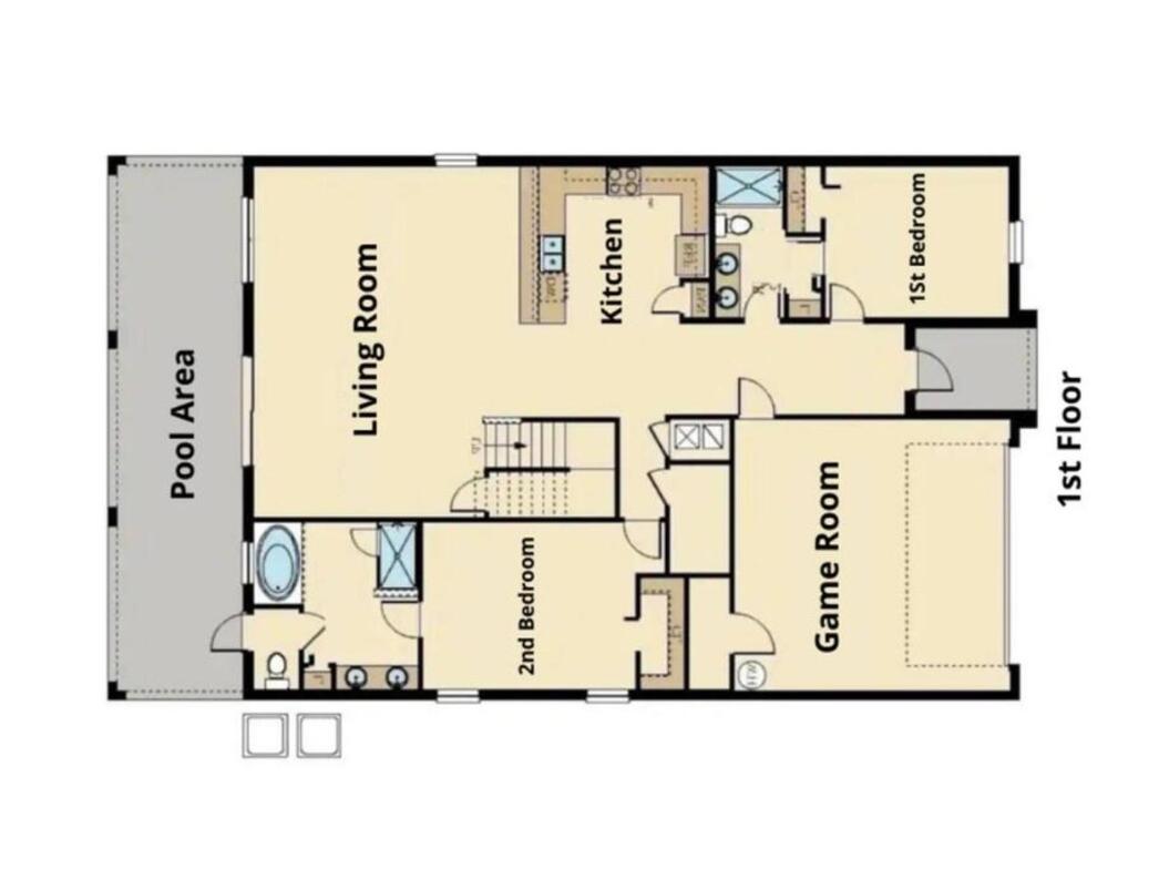 Royal 9B5B Up 23 guests Heated Pool SPA view 5
