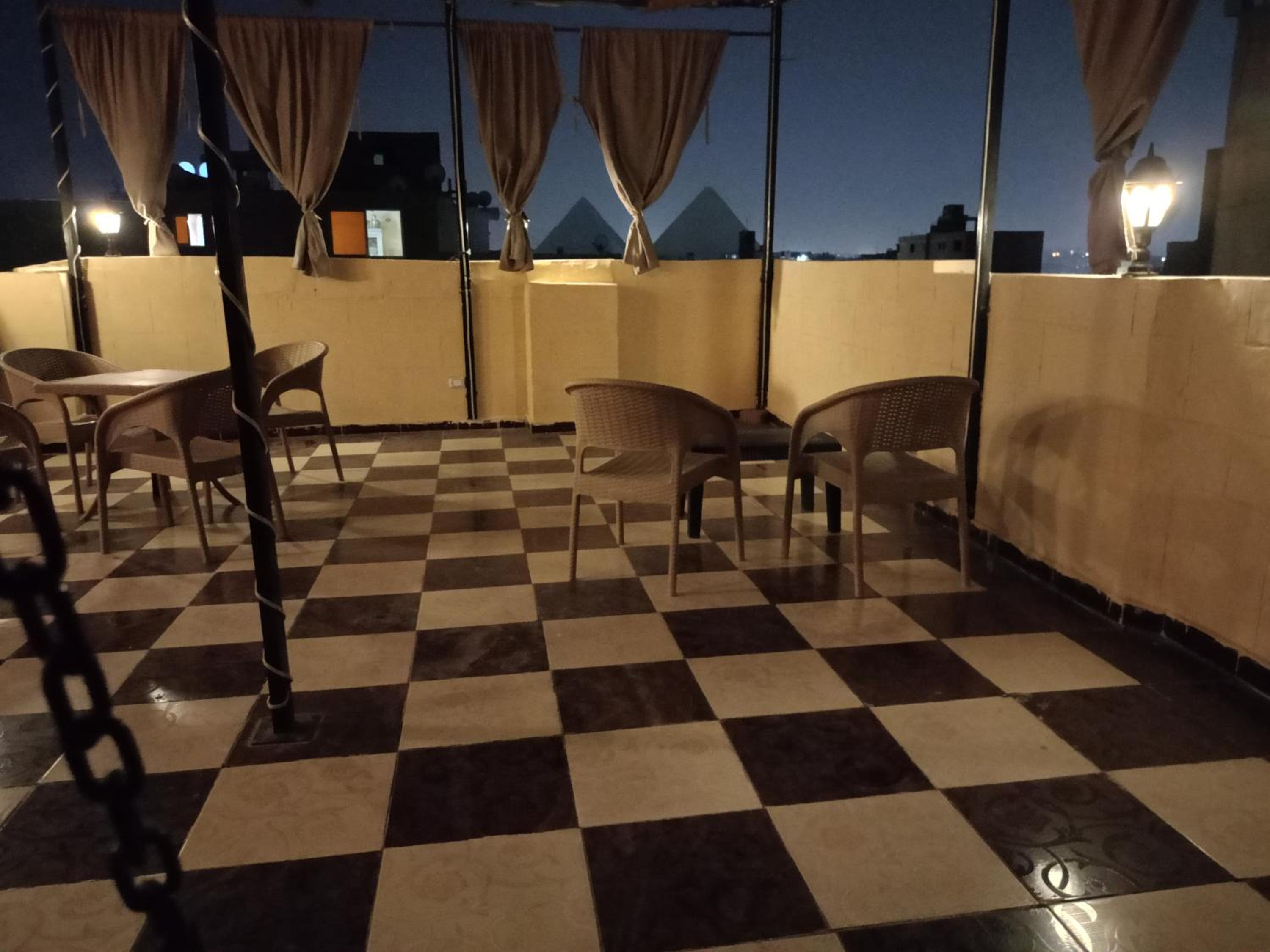 Pyramids Terrace Hostel View