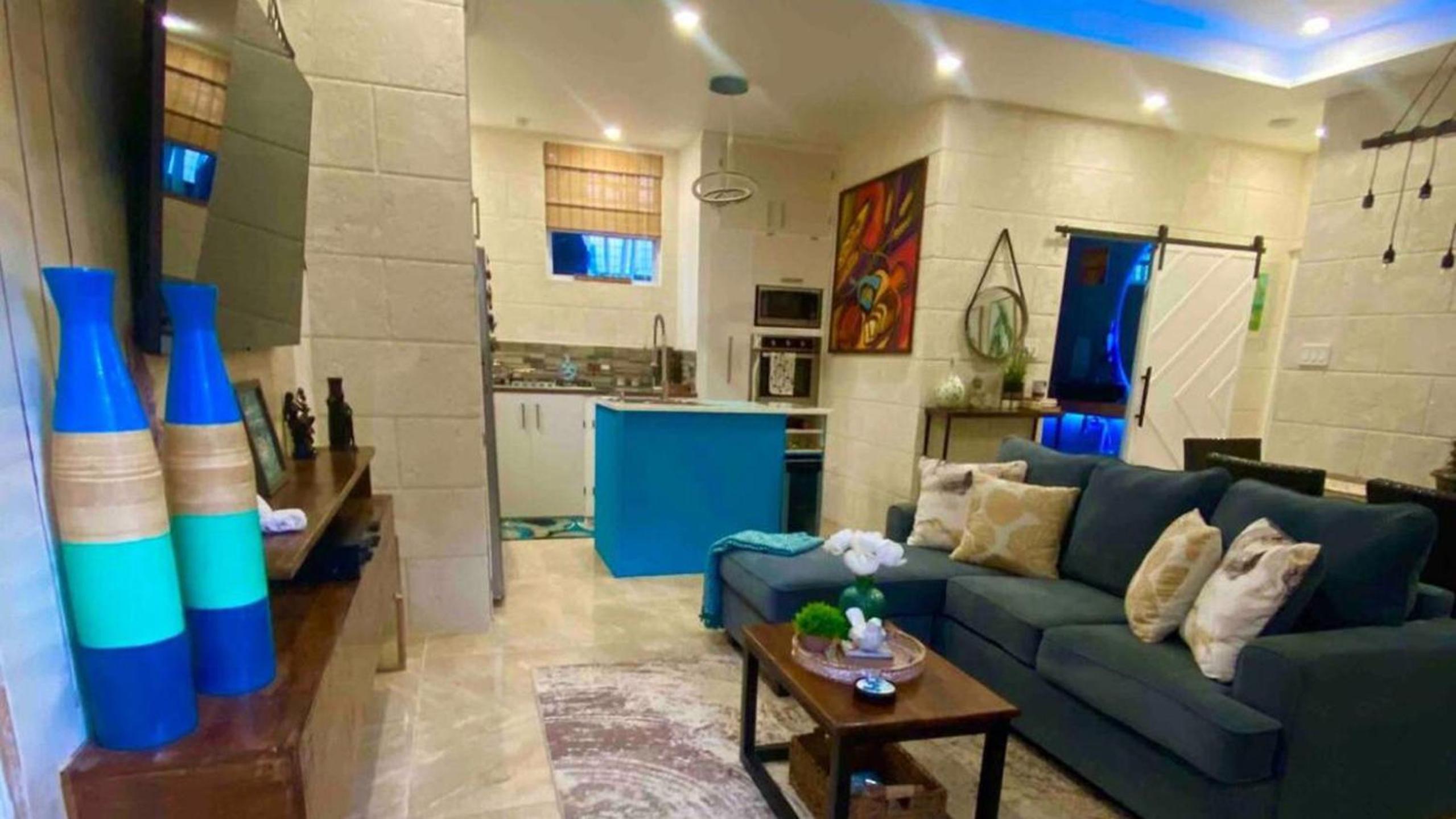 Have fun with the whole family at this stylish place with smart home features