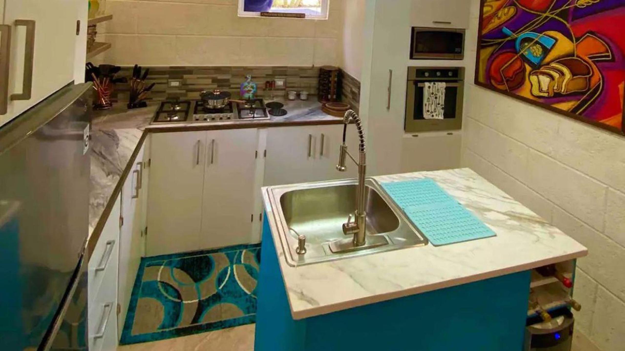 Have fun with the whole family at this stylish place with smart home features