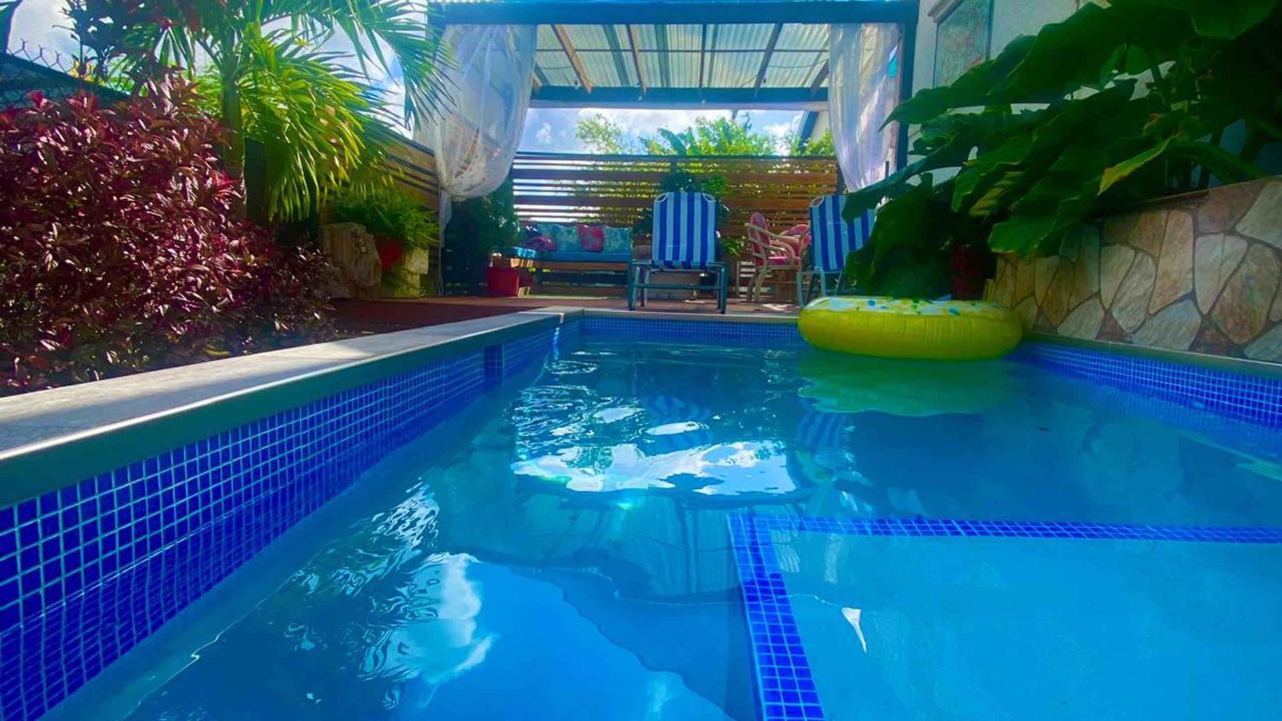 Have fun with the whole family at this stylish place with smart home features