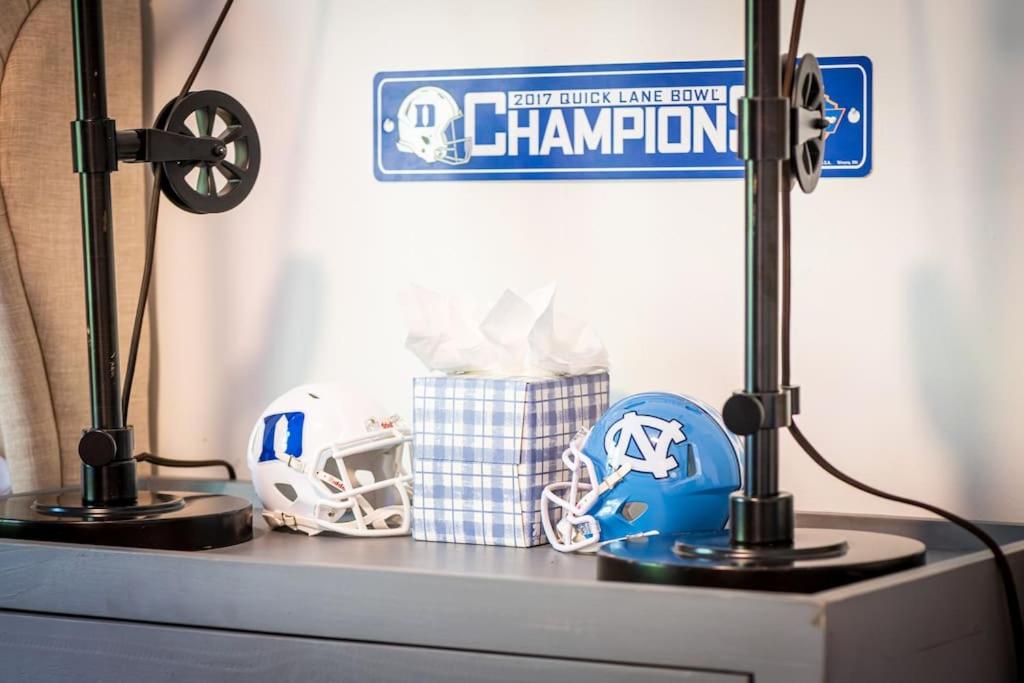 Durham Home with DUKE and UNC theme plus PICKLEBALL court view 4