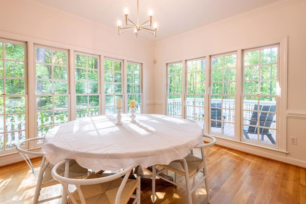 Durham Home with DUKE and UNC theme plus PICKLEBALL court view 3